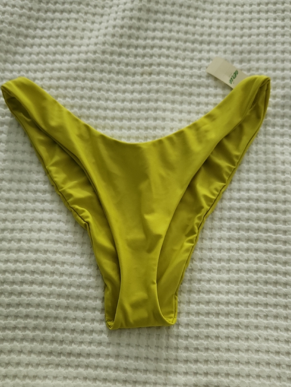 aerie Neon Chartreuse Bikini Bottom